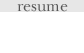 Resume